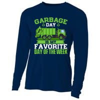 Garbage Day Is My Favorite Day Trash Waste Truck Collector Cooling Performance Long Sleeve Crew