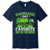 Garbage Day Is My Favorite Day Trash Waste Truck Collector Premium T-Shirt