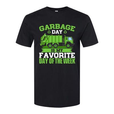 Garbage Day Is My Favorite Day Trash Waste Truck Collector Softstyle® CVC T-Shirt