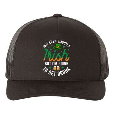 Get Drunk Ireland Irish Proud St Patrick Day Yupoong Adult 5-Panel Trucker Hat