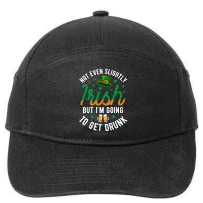 Get Drunk Ireland Irish Proud St Patrick Day 7-Panel Snapback Hat