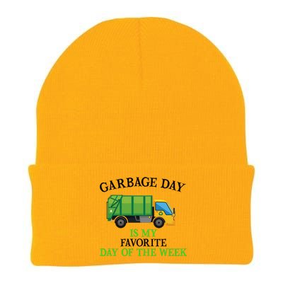 Garbage Day Is My Favorite Day Of The Week Gift For Gift Knit Cap Winter Beanie