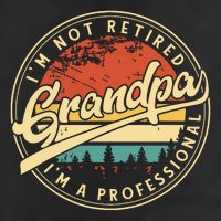 Grandparents Day Im Not Retired Im A Professional Grandpa 15oz Campfire Ceramic Mug