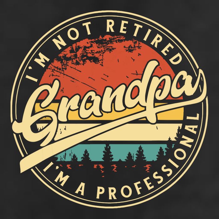 Grandparents Day Im Not Retired Im A Professional Grandpa 15oz Campfire Ceramic Mug