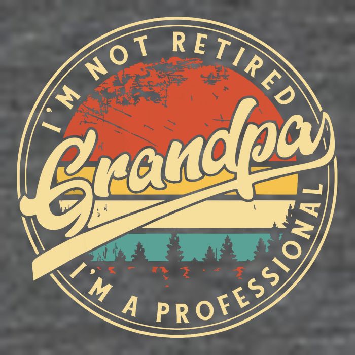 Grandparents Day Im Not Retired Im A Professional Grandpa Mesh Reversible Basketball Jersey Tank