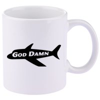 God Damn Jets 11oz C Handle Ceramic Mug
