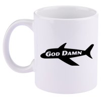 God Damn Jets 11oz C Handle Ceramic Mug