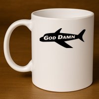 God Damn Jets 11oz C Handle Ceramic Mug