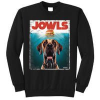 Great Dane Jowls Top Fawn Natural Dog Mom Burger Dad Sweatshirt