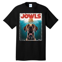 Great Dane Jowls Top Fawn Natural Dog Mom Burger Dad Tall T-Shirt