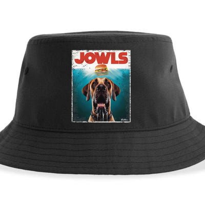 Great Dane Jowls Top Fawn Natural Dog Mom Burger Dad Sustainable Bucket Hat