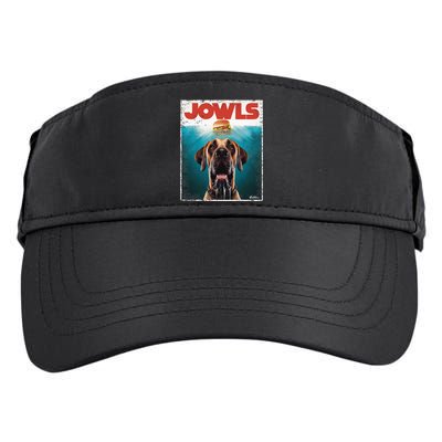 Great Dane Jowls Top Fawn Natural Dog Mom Burger Dad Adult Drive Performance Visor