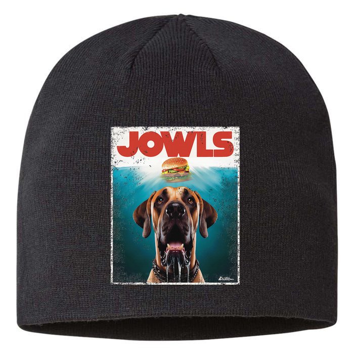 Great Dane Jowls Top Fawn Natural Dog Mom Burger Dad Sustainable Beanie