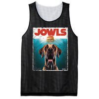 Great Dane Jowls Top Fawn Natural Dog Mom Burger Dad Mesh Reversible Basketball Jersey Tank