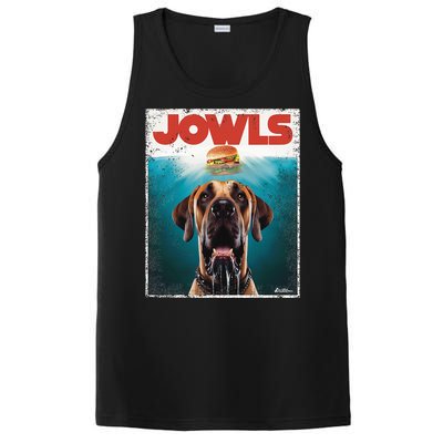 Great Dane Jowls Top Fawn Natural Dog Mom Burger Dad PosiCharge Competitor Tank