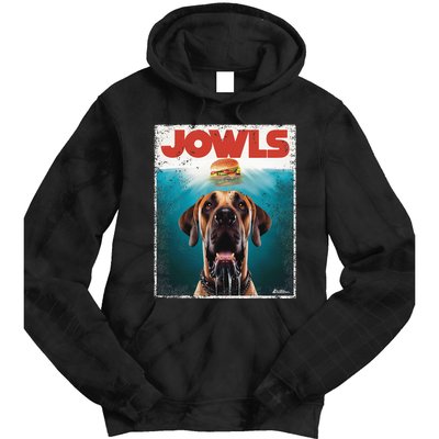 Great Dane Jowls Top Fawn Natural Dog Mom Burger Dad Tie Dye Hoodie