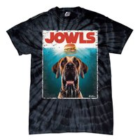 Great Dane Jowls Top Fawn Natural Dog Mom Burger Dad Tie-Dye T-Shirt