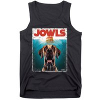 Great Dane Jowls Top Fawn Natural Dog Mom Burger Dad Tank Top