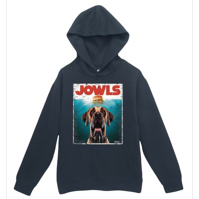 Great Dane Jowls Top Fawn Natural Dog Mom Burger Dad Urban Pullover Hoodie