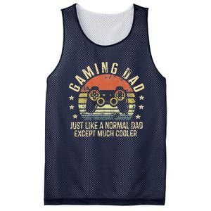 Gaming Dad Just Like A Normal Dad Except Much Cooler Gamer Mesh Reversible Basketball Jersey Tank