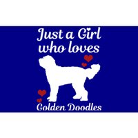 Goldendoodle Dog Just A Who Loves Golden Doodle Mom Gift Bumper Sticker