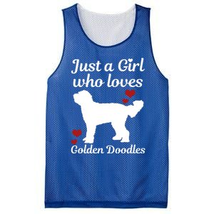 Goldendoodle Dog Just A Who Loves Golden Doodle Mom Gift Mesh Reversible Basketball Jersey Tank