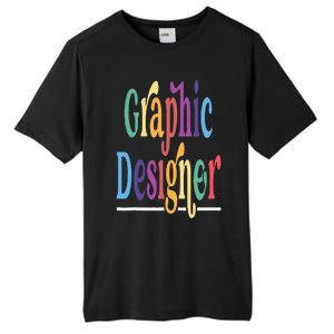 Graphic Designing Job Profession Graphic Designer Tall Fusion ChromaSoft Performance T-Shirt