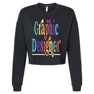 Graphic Designing Job Profession Graphic Designer Cropped Pullover Crew