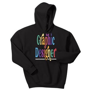 Graphic Designing Job Profession Graphic Designer Kids Hoodie