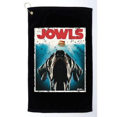 Great Dane Jowls Paws Top Drooling Dog Mom Golf Towel