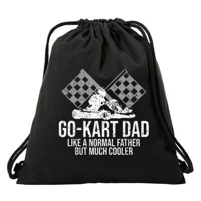 GoKart Dad Kart Racing GoCart Karting Gift For Daddy Drawstring Bag