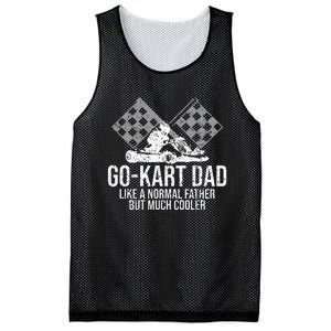 GoKart Dad Kart Racing GoCart Karting Gift For Daddy Mesh Reversible Basketball Jersey Tank