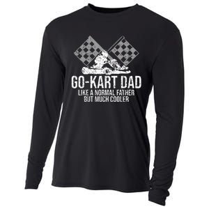 GoKart Dad Kart Racing GoCart Karting Gift For Daddy Cooling Performance Long Sleeve Crew