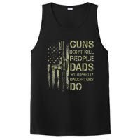 Guns Don't Kill People Dads With Pretty Daughters Humor Dad PosiCharge Competitor Tank