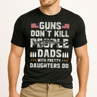 Guns Dont Kill People Dads With Pretty Daughters Humor Dad Cooling Performance Crew T-Shirt