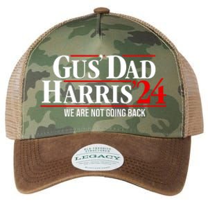 Gus Dad Kamala Harris Waltz Tim Walz We Are Not Going Back Legacy Tie Dye Trucker Hat