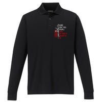 Guns Don't Kill People Dads With Pretty Daughters Humor Dad Gift Performance Long Sleeve Polo