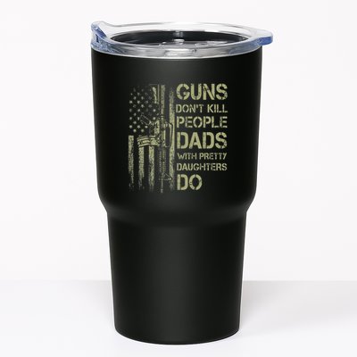 Guns DonT Kill People Dads With Pretty Daughters Humor Dad Tumbler