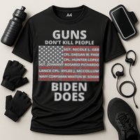 Guns Don't Kill People Biden Does 13 American Heroes Cooling Performance Crew T-Shirt