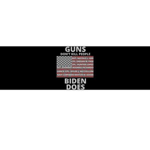 Guns Don't Kill People Biden Does 13 American Heroes Bumper Sticker