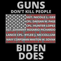 Guns Don't Kill People Biden Does 13 American Heroes 7-Panel Snapback Hat