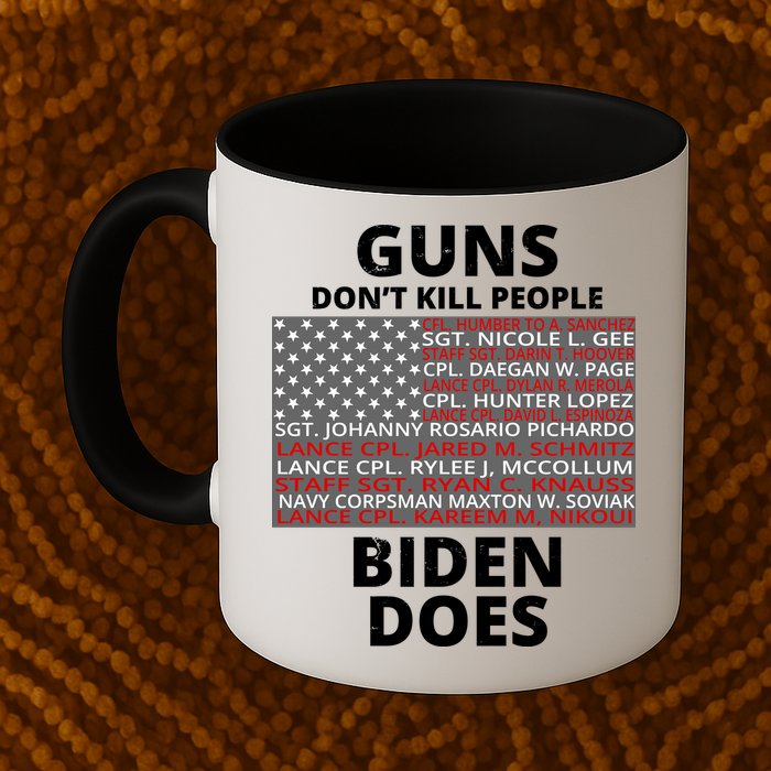 Guns Don't Kill People Biden Does 13 American Heroes Mug