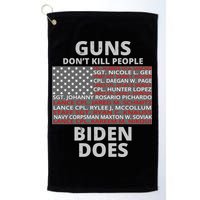 Guns Don't Kill People Biden Does 13 American Heroes Golf Towel