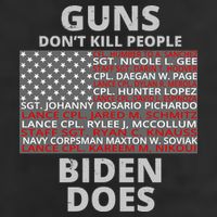 Guns Don't Kill People Biden Does 13 American Heroes Golf Towel
