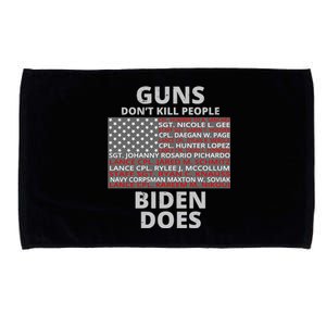 Guns Don't Kill People Biden Does 13 American Heroes Microfiber Hand Towel