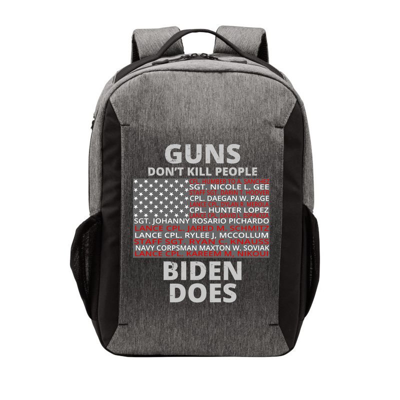 Guns Don't Kill People Biden Does 13 American Heroes Vector Backpack