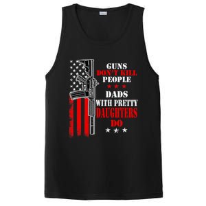 Guns Dont Kill People Dads With Pretty Daughters PosiCharge Competitor Tank