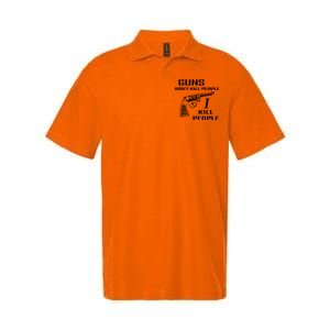 Guns Dont Kill People I Do Softstyle Adult Sport Polo