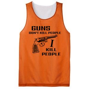 Guns Dont Kill People I Do Mesh Reversible Basketball Jersey Tank