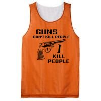 Guns Dont Kill People I Do Mesh Reversible Basketball Jersey Tank